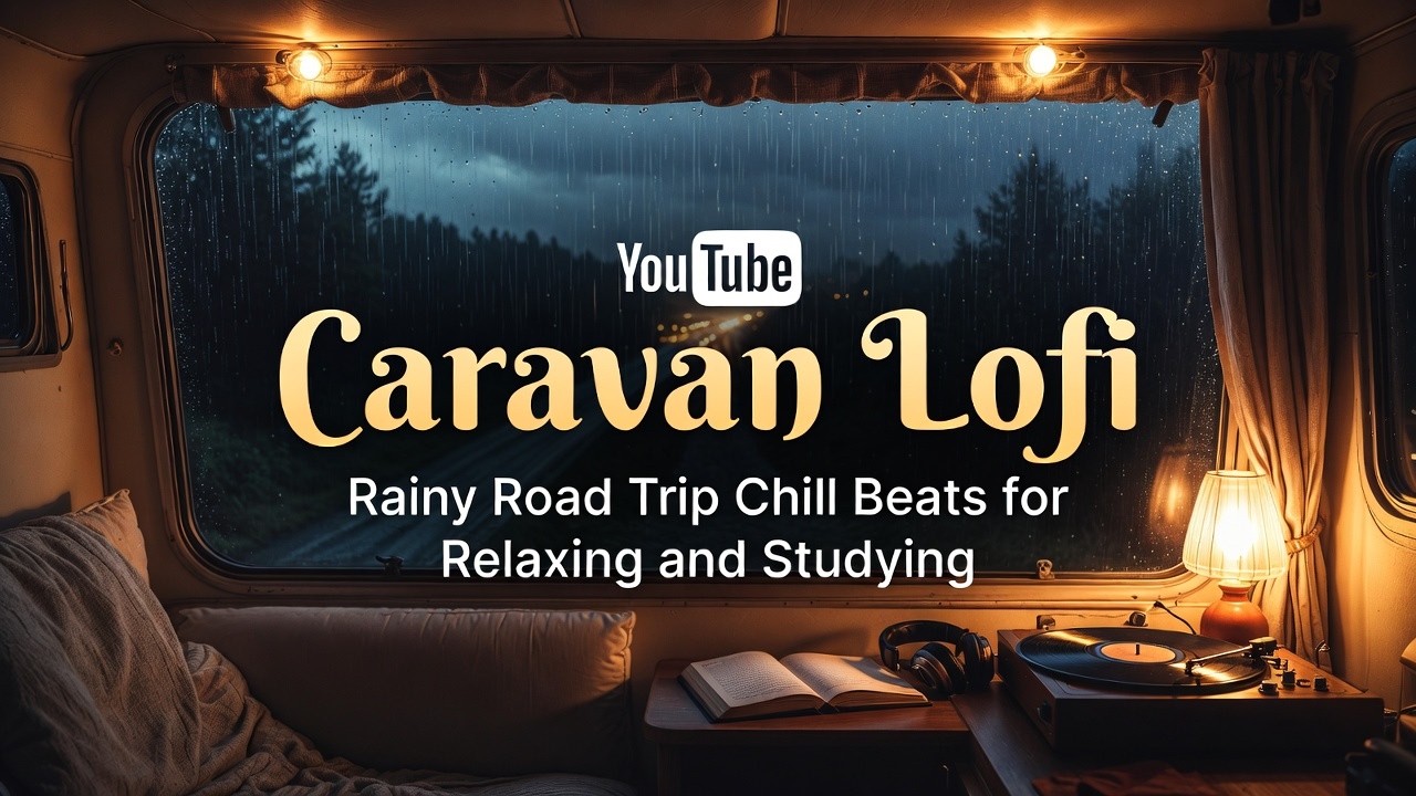 Caravan Lofi – Rainy Road Trip Chill Beats for Relaxing and Studying