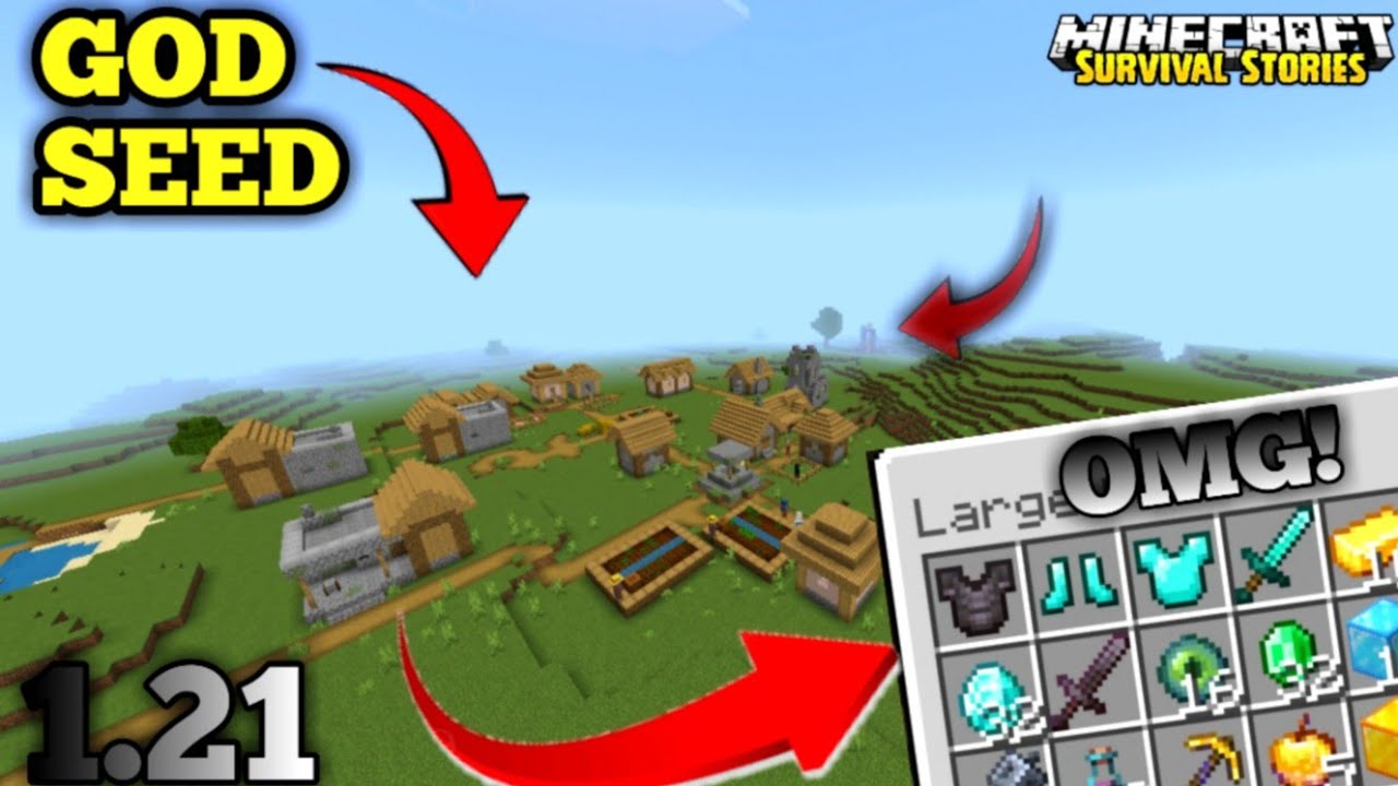 🔥(GOD Seed ) For Minecraft 1.21 Bedrock And pocket Edition | Seed ...