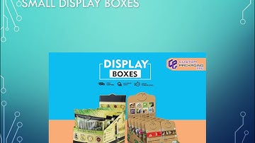 Cardboard Counter Display Boxes | Cosmetic Display Boxes | Display Paper Boxes