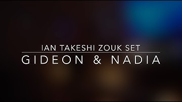 Sensual Brazilian Zouk Training Improvised - Gideon Fernandez & Nadia Lopez - 4K