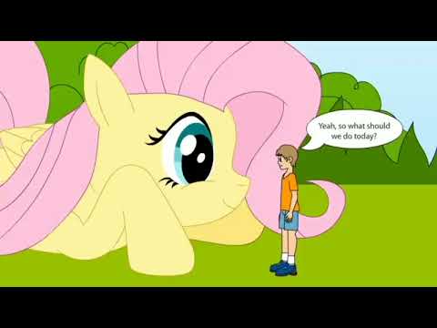 My Little Pony Giantess Fluttershy Buttcrush By Jackurai