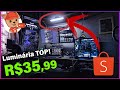 Achei essa LUMINÁRIA LED por R$35 na Shopee! 😱 Incrível para vídeos e estudos!