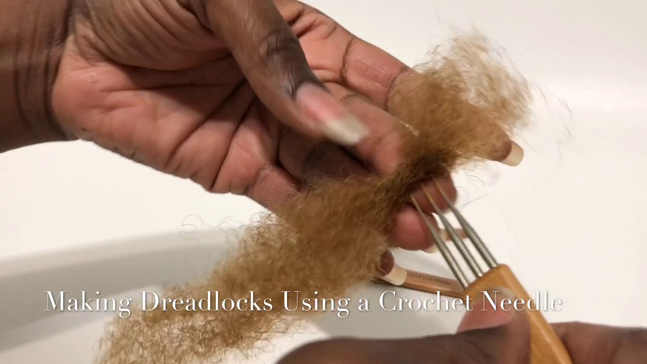 Making Dreadlocks Using a Crochet Needle 