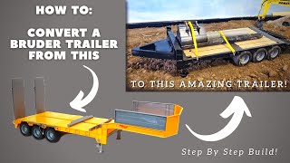 How to Build a BRUDER Flatbed Trailer STEP BY STEP!