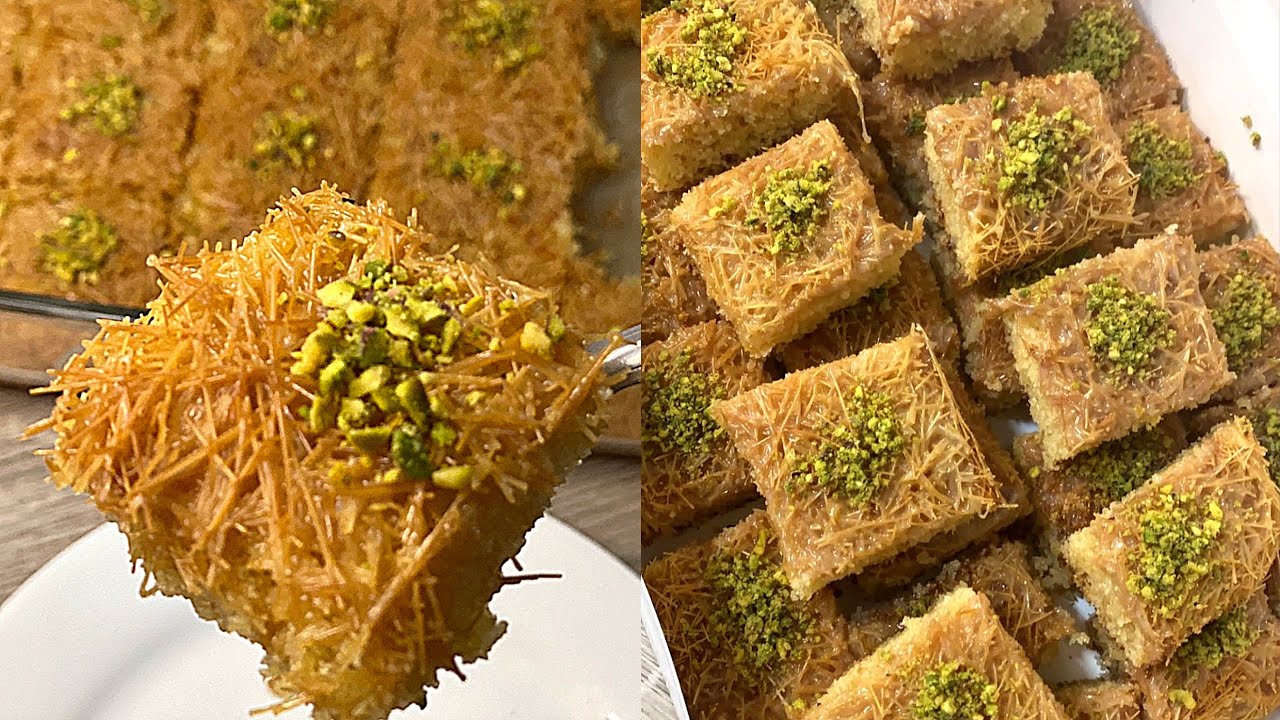 بسبوسة بالشعيريه الباكستانيه حلا سهل  وفخم ويواجه 👌🏻👌🏻