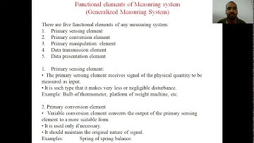Generalized Measuring system