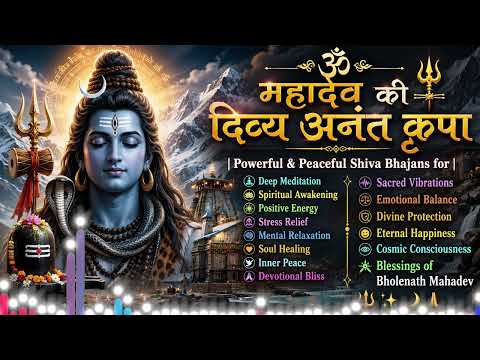 🕉️ महादेव की दिव्य अनंत कृपा | Powerful & Peaceful Shiva Bhajans for Deep Meditation