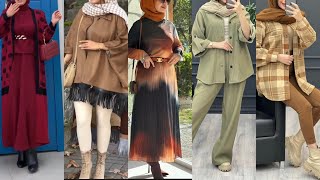 موضة خريف2023/2024🌟موديلات ألبسةنسائية للمحجبات شتويةروعة modest clothing/hijab style/modest fashion