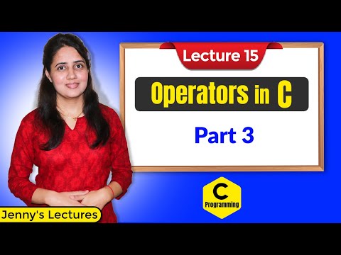 C_15 Operators in C - Part 3  |  C Programming Tutorials