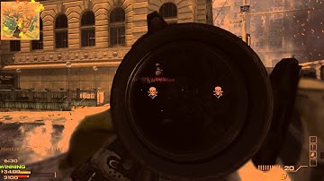 Mw3 Triple kill Barrett