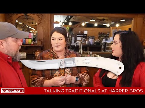 Andy & Swaggs talk RoseCraft Blades Traditionals at Harper Bros. Store