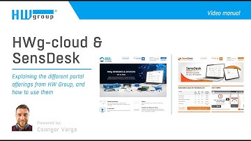 How to MIGRATE device from the SensDesk.com to a free portal HWg-cloud.com - HV14