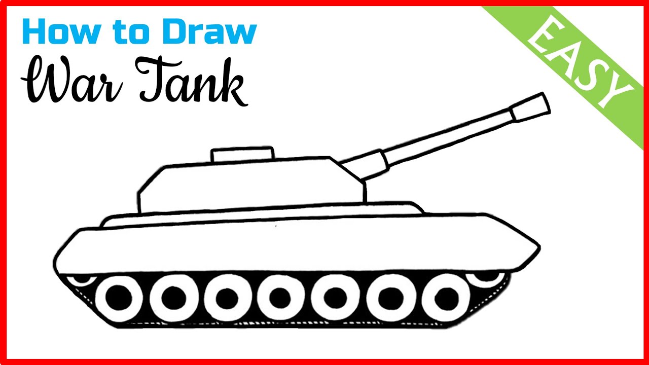 Tank military section drawing - polewscale