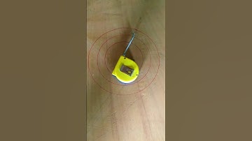 Draw concentric circles on wood with a easy trick #2025 #hack #work #india #trending #trendingshorts