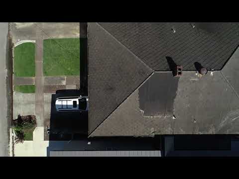 Houston metal roof aerial video 14