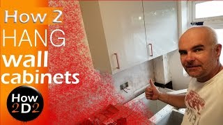 Kitchen Fitting How to hang wall units cabinets Fit hinges & doors