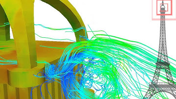 Eiffel Tower - CFD OpenFOAM® simulation