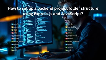 How to Structure Your Backend Project | Express.js Folder Setup for Beginners (JavaScript)