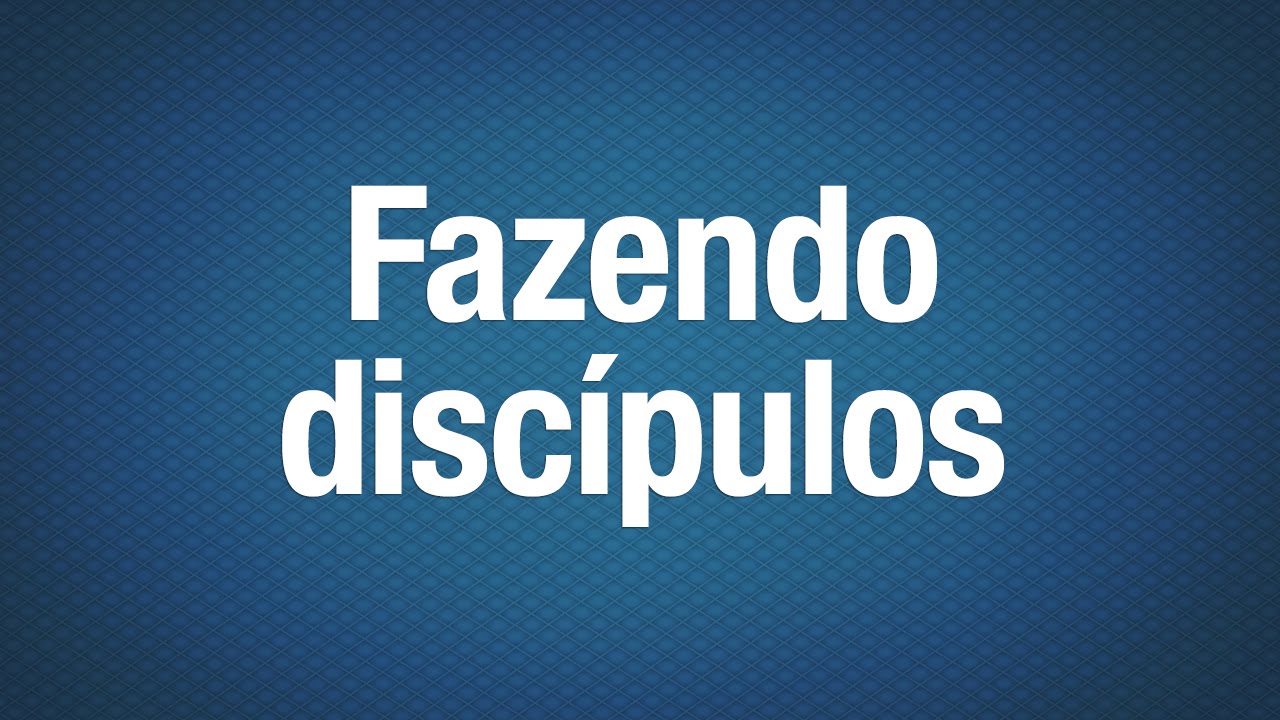 Fazendo discípulos - Pr. Fernando Bochio - YouTube