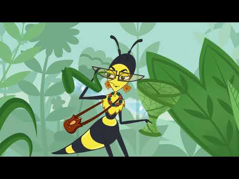 Мультфильм пчела и оса