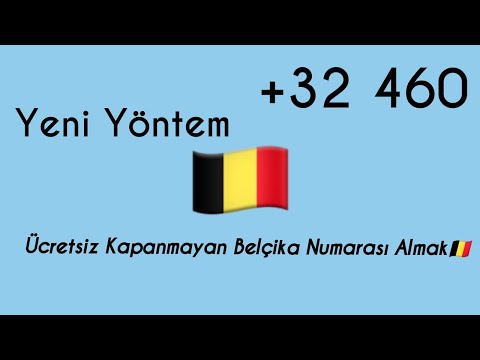 Ücretsiz Telefon Numarası Alma ? | Whatsapp için Sahte Numara Oluşturma +32 Belçika Numarası Free