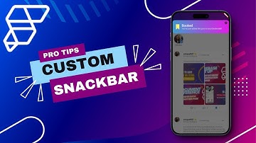 #Maak indruk op je gebruikers met aangepaste Snackbar Widgets - #tutorial #cursus