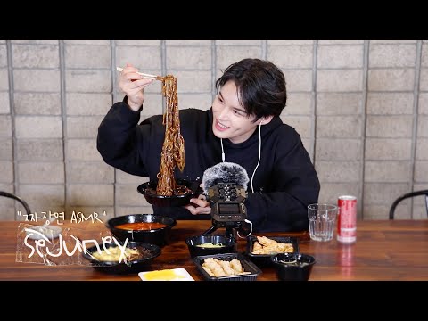 (SUB) <strong>Black</strong> <strong>day</strong>🖤 l 짜장면 ASMR🥢 배고픈 앨리스들 들어와^^⚠️