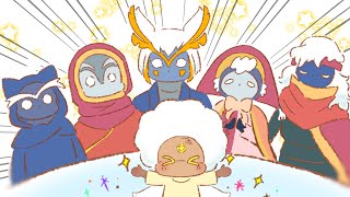 【Sky animation】Afro & Hair ornaments アフロと髪飾りin 表現者たちの季節【Sky手描きアニメ】