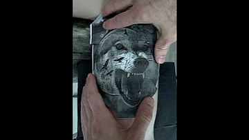 Тату волк и луна на руке | Wolf and the Moon Tattoo Time Lapse | @SuvorovTattoo