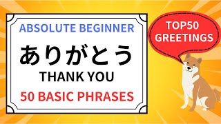 Top 50 Basic Japanese Phrases And Greetings Absolute Beginner