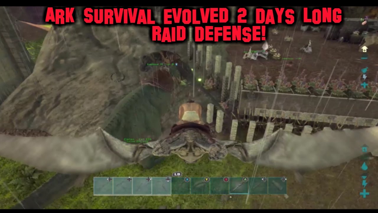 Ark Survival Evolved - Raid Defence Vs The Alpha Tribe! - YouTube