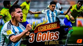 Claudio Echeverri vs Brazil (U-17 World Cup) 𝟏𝟎𝟖𝟎𝐇𝐃