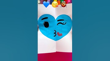 💙 Cute Kissing Heart Emoji 😘 #Shorts