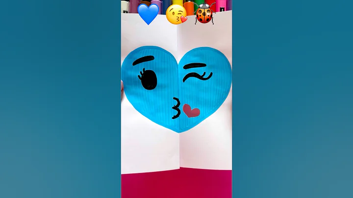 💙 Cute Kissing Heart Emoji 😘 #Shorts