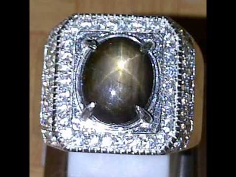 Batu permata mulia black star sapphire dim 7mm F67 idr 60k. 