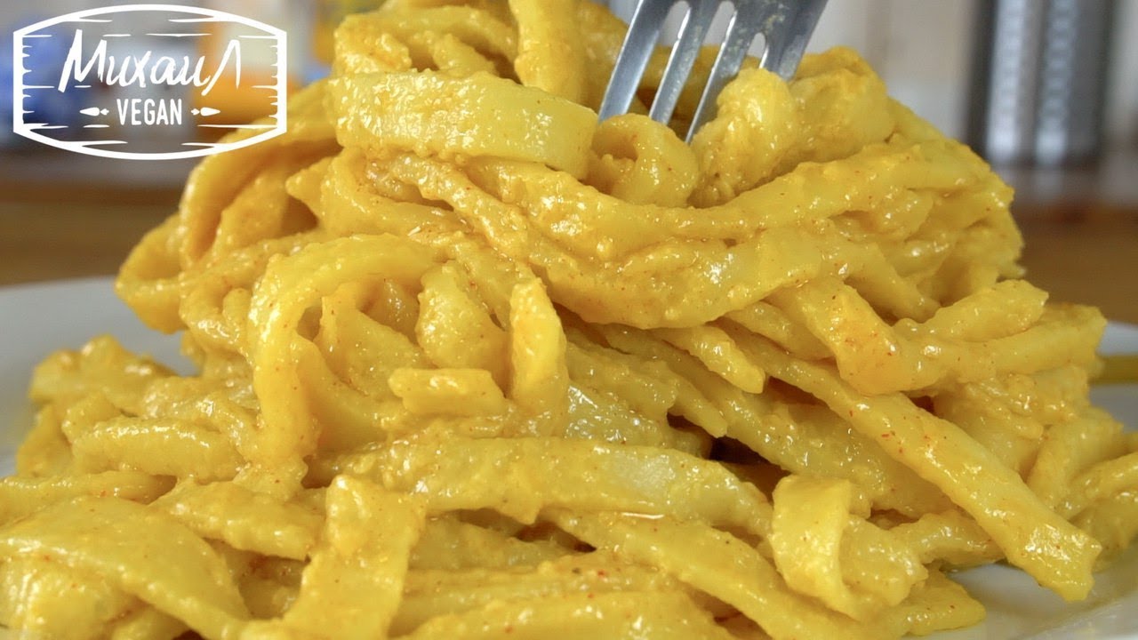 Паста из манной крупы своими руками без яиц в сливочном соусе | Pasta Handmade