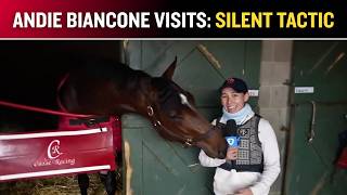 Andie Biancone Looks In On Kentucky Derby Hopeful Silent Tactic