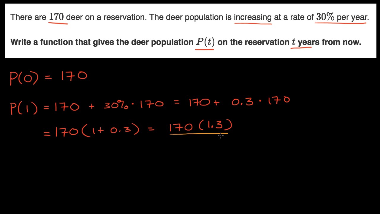 antik evne fængsel Exponential expressions word problems (algebraic) (video) | Khan Academy