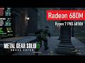 METAL GEAR SOLID Δ: SNAKE EATER | Radeon 680M (8GB VRAM allocated) | Ryzen 7 PRO 6850H