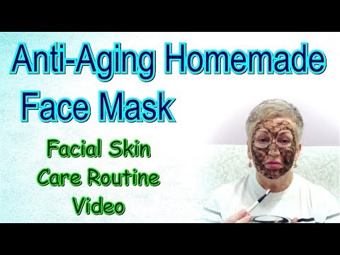 Anti-Aging Homemade Face Mask for Dry Skin / Facial Skin Care Routine Video
