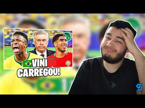 SILVA Reage a VINI DECIDE, MAS BRASIL SÓ EMPATA COM MARROCOS NA ESTREIA! | FutParódias