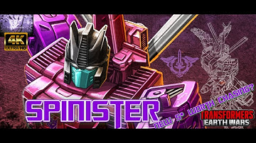 Spinister- New 5* Worth Chasing?- Transformers Earth Wars- TFEW 4K UHD #tfew #transformers