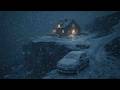 Experience a fierce, terrifying snowstorm that seems to never end | Extreme wind howling sounds