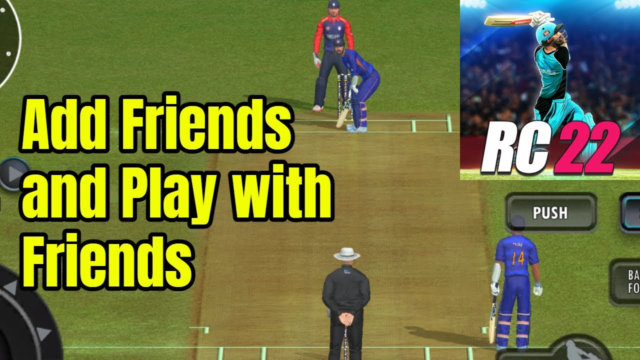 How to Add Friends and Play Multiplayer With Friends in Real Cricket 22 ...
