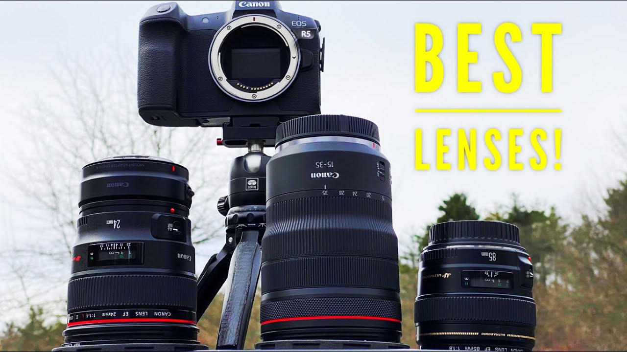 CANON EOS R5 | My 3 FAVORITE Lenses For Video When The R5 Gets Released