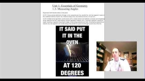 Geometry 1.3  Measuring Angles