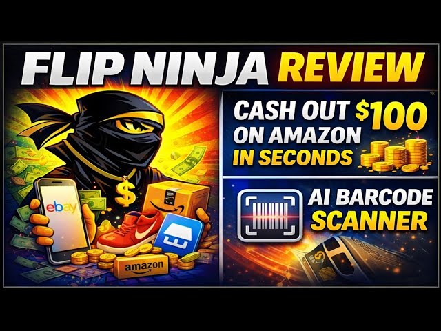 $100 Day eBay Flips | Flip Ninja Review 2026 | Amazon Arbitrage Scanner | Thrift store flips USA |