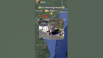 I Found Strange Walking House On Google Maps And Google Earth #trending #ytshorts #googleearth #shiv