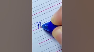 “Megan” How to Write Your Name in Cursive Writing | #Shorts #cursivewriting #calligraphy