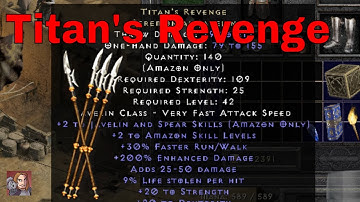 D2R Unique Items - Titan